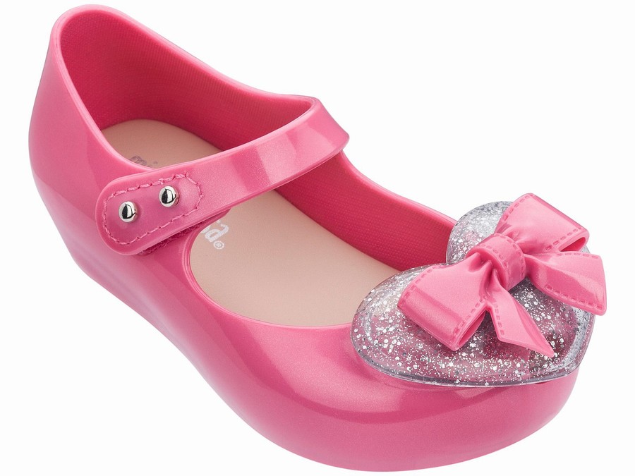 Bailarinas Mini Melissa Ultragirl Princess Heart Contrast Bebe - Rosas - Argentina BMD-365894